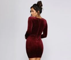 Windsor. Alexa Velvet Wrap Dress -Specialtycookwareus 05001 0214 2