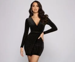 Windsor. Alexa Velvet Wrap Dress -Specialtycookwareus 05001 0341 1 ba8b09e2 ac13 4a38 81e0 cc0c216ae973
