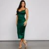 Windsor. Maya Cowl Neck Satin Formal Dress -Specialtycookwareus 05001 0621 1
