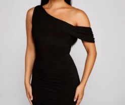 Windsor. Georgia Formal One Shoulder Mini Dress -Specialtycookwareus 05001 0662 3 a41269fb e143 4174 98ee c94171906041