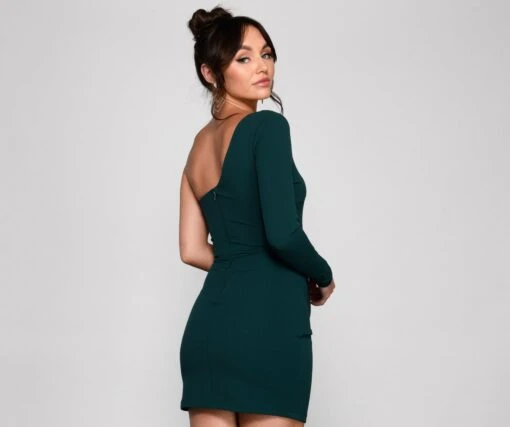 Windsor. Lalana Formal One Shoulder Mini Dress -Specialtycookwareus 05001 0702 2