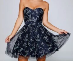 Windsor. Zariah Formal Floral Glitter Party Dress -Specialtycookwareus 05001 0730 3 a31e265e 4e74 40a4 bf53 46c0e95c1669