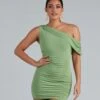 Windsor. Georgia Formal One Shoulder Mini Dress -Specialtycookwareus 05001 0975 1