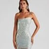 Windsor. Karla Sequin Iridescent Bodycon Party Dress -Specialtycookwareus 05001 1039 3