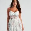 Windsor. Gabriella Floral Mesh Party Dress -Specialtycookwareus 05001 1042 1 be0ebc26 99b0 44a9 b1db 6c45b122262f