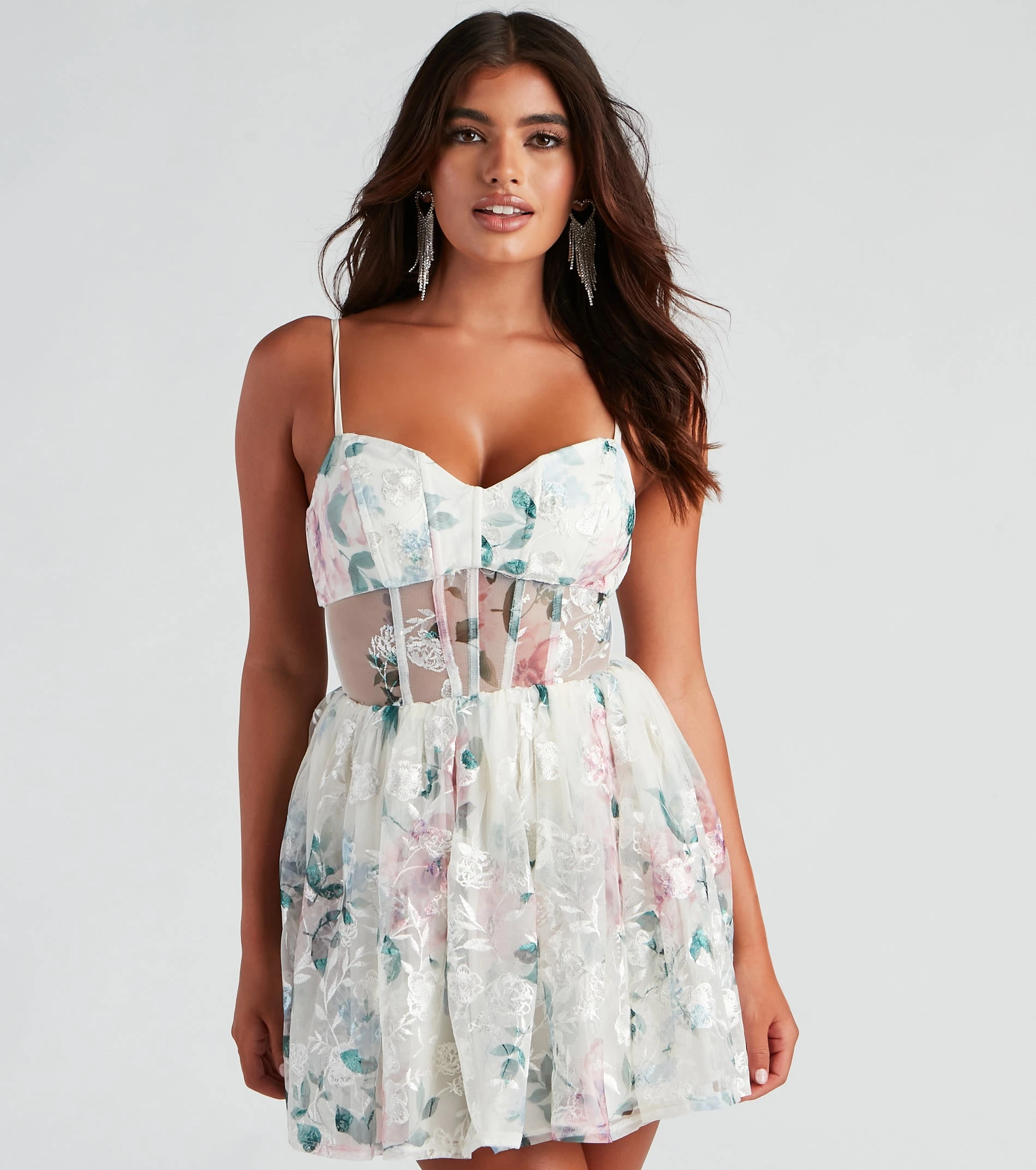 Gabriella Floral Mesh Party Dress Windsor. Gabriella Floral Mesh Party Dress -Specialtycookwareus 05001 1042 1 be0ebc26 99b0 44a9 b1db 6c45b122262f