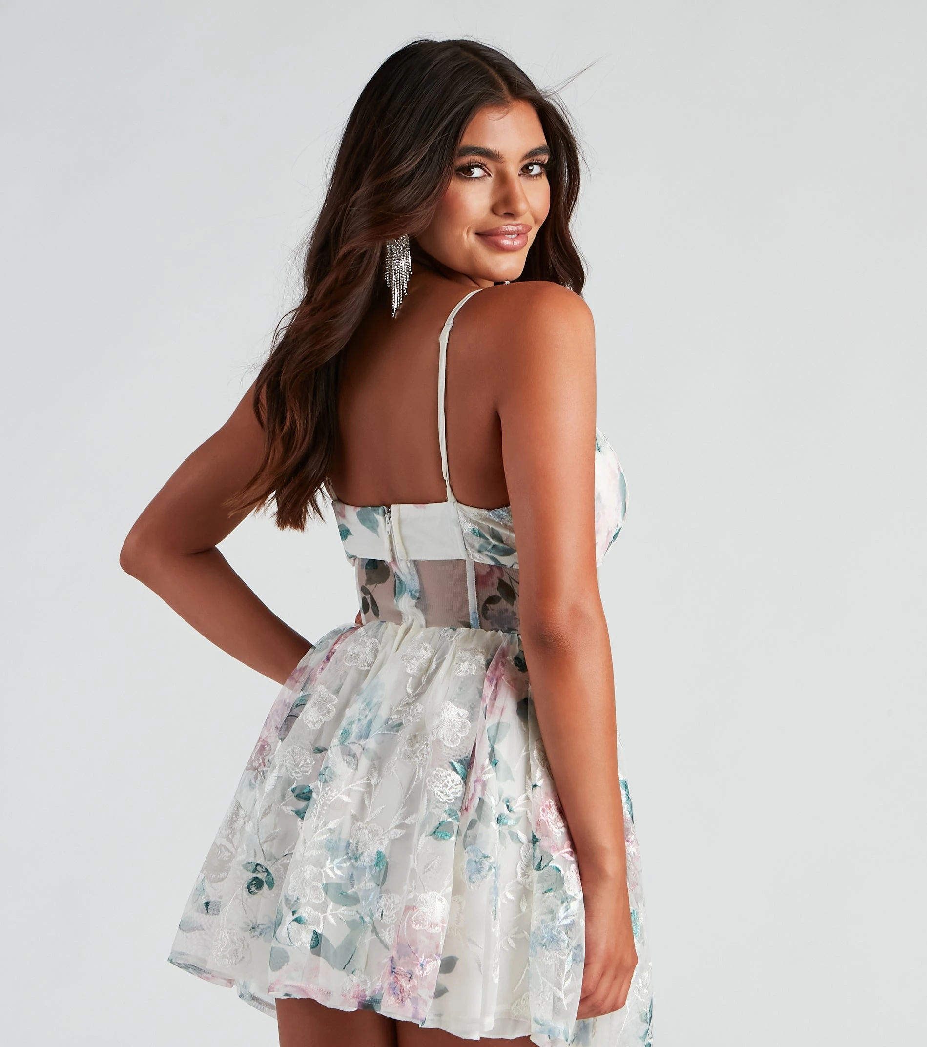 Gabriella Floral Mesh Party Dress Windsor. Gabriella Floral Mesh Party Dress -Specialtycookwareus 05001 1042 2 69de161e 0664 4039 b766 5da77ce8e94e