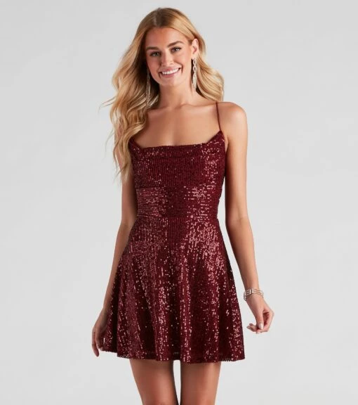 Windsor. Sabina Sequin Mesh Party Dress -Specialtycookwareus 05001 1050 1 b474d0ed 5d0a 4bba a1a9 cf9678fb949d
