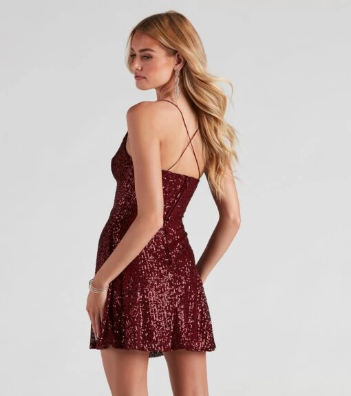 Windsor. Sabina Sequin Mesh Party Dress -Specialtycookwareus 05001 1050 2 1bac60fb 543f 4819 b130 0bf766b19d1d
