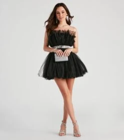 Windsor. Belle Tulle Rhinestone Short Dress -Specialtycookwareus 05001 1262 4 51aac9e2 d6c0 4fd3 b2bd a361482f3b3f