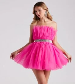 Windsor. Belle Tulle Rhinestone Short Dress -Specialtycookwareus 05001 1263 1 e25cab1e 5d9d 4c90 9197 01f92e20e123