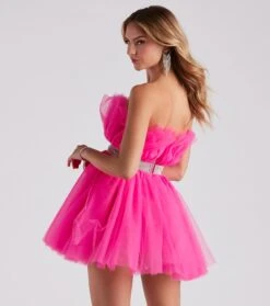 Windsor. Belle Tulle Rhinestone Short Dress -Specialtycookwareus 05001 1263 2 3fa00697 8ea8 4758 9636 13006bec030c