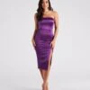 Windsor. Jenny Strapless High Slit Satin Midi Dress -Specialtycookwareus 05001 1505 1 f7862324 9ff1 4e35 b260 a7249fc4dda7