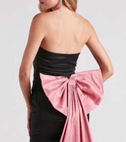 Windsor. Franny Taffeta Bow Mini Party Dress -Specialtycookwareus 05001 1528 4 c1896e34 98ff 4b6a 93ac 62024dbb4dd9