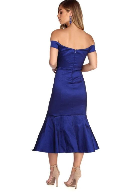 Windsor. Sydney Formal Taffeta Midi Dress -Specialtycookwareus 05001 4064 2 f6427f25 31fc 4e1d 9181 2be1cb46fdc3
