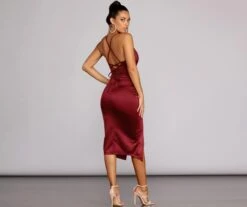Windsor. Kenzie Formal Lattice Midi Dress -Specialtycookwareus 05001 4094 2