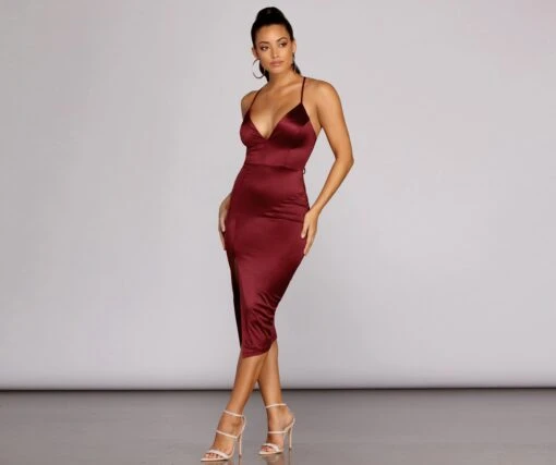 Windsor. Kenzie Formal Lattice Midi Dress -Specialtycookwareus 05001 4094 4