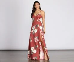Windsor. Danya Scuba Floral A-Line Dress -Specialtycookwareus 05002 0355 3 808e61af af34 4b4f 8b10 1a59ac94e7c5