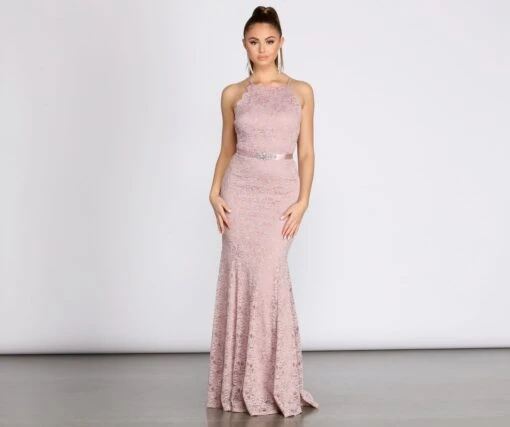 Windsor. Rosella Lace Scallop Rhinestone Ribbon Belt Mermaid Dress -Specialtycookwareus 05002 0600 4 61ddf458 5300 4c8f 94e7 61adaf3b93e5