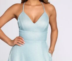 Windsor. Millie Glitter Cross Back A Line Dress -Specialtycookwareus 05002 0646 3 566b6c55 3314 4a12 bd2a cde2fd6dcb70