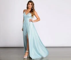 Windsor. Millie Glitter Cross Back A Line Dress -Specialtycookwareus 05002 0646 4 8438b670 44a4 41be 9e6a 72193d7852d4