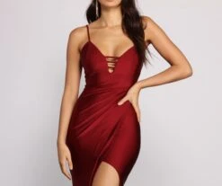 Windsor. Sahara Lace Up Back Wrap Dress -Specialtycookwareus 05002 0699 3 f50c1d0b b797 4e6d bb67 fd0b9ed86b81