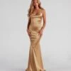 Windsor. Jennifer Stretch Satin Ruched Formal Dress -Specialtycookwareus 05002 1046 1 35515410 8521 4fe8 b83d 27cc14ccc3e8