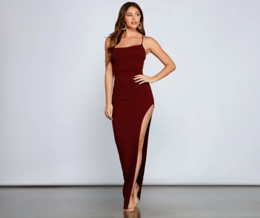 Windsor. Alisha Asymmetrical One-Shoulder Formal Dress -Specialtycookwareus 05002 1539 1
