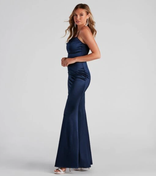 Windsor. Ciara Sleeveless Satin Formal Dress -Specialtycookwareus 05002 2051 2