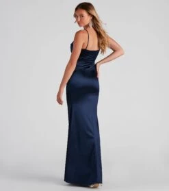 Windsor. Ciara Sleeveless Satin Formal Dress -Specialtycookwareus 05002 2051 3