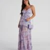 Windsor. Kris Formal Floral Chiffon Dress -Specialtycookwareus 05002 2185 1