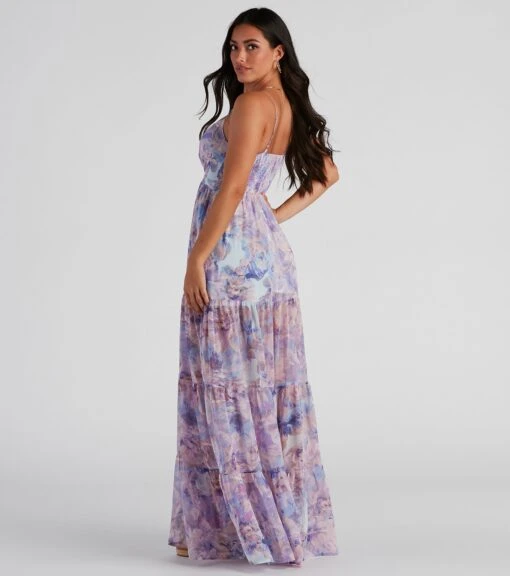 Windsor. Kris Formal Floral Chiffon Dress -Specialtycookwareus 05002 2185 2