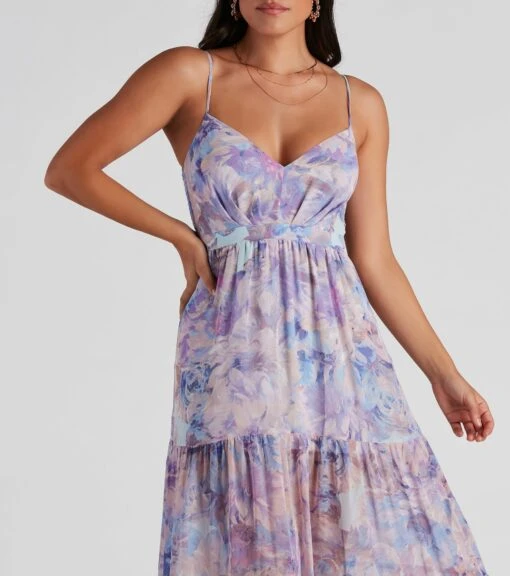 Windsor. Kris Formal Floral Chiffon Dress -Specialtycookwareus 05002 2185 4