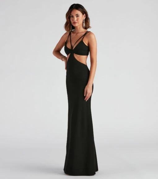 Windsor. Annah Formal Crepe Long Dress -Specialtycookwareus 05002 2384 3 fad78b8e 4460 4674 ad03 7b2a3c518997