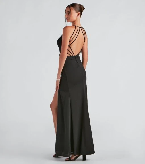 Windsor. Cornelia Formal Crepe Strappy Dress -Specialtycookwareus 05002 2431 2 65c81533 fc3d 4601 b75d e29bc21aa07f
