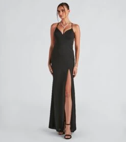 Windsor. Cornelia Formal Crepe Strappy Dress -Specialtycookwareus 05002 2431 3 25c0b0a1 4103 4b06 8597 ec25ac196c22