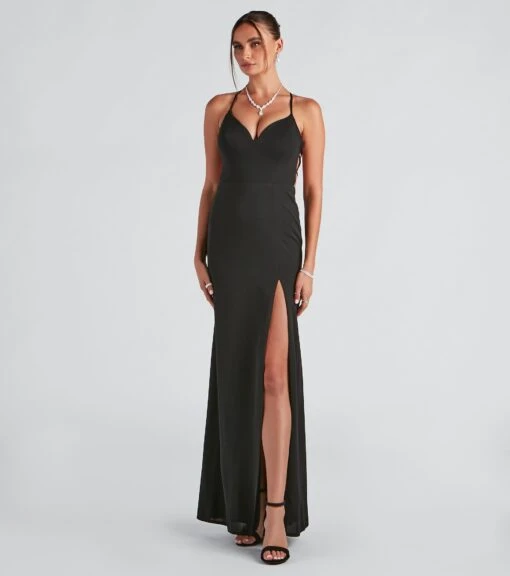 Windsor. Cornelia Formal Crepe Strappy Dress -Specialtycookwareus 05002 2431 3 25c0b0a1 4103 4b06 8597 ec25ac196c22
