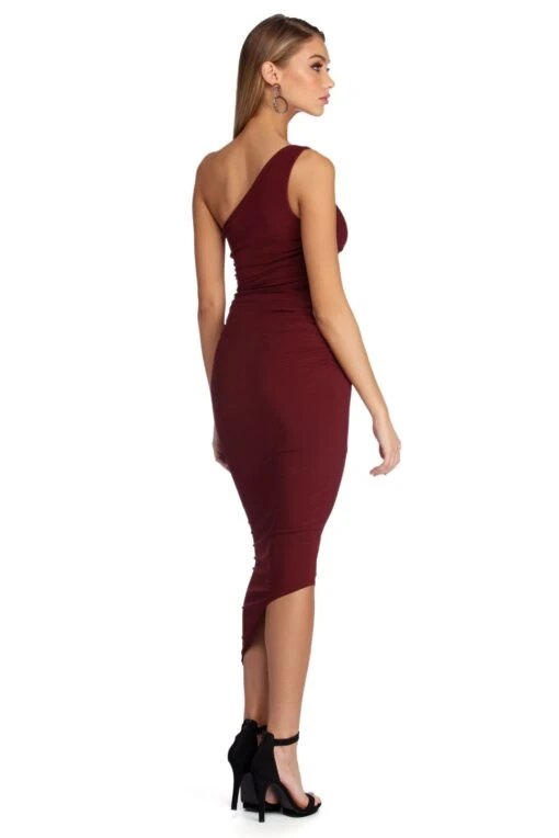 Windsor. Selena Formal One Shoulder Ruched Dress -Specialtycookwareus 05002 6703 3 f9cc1d1d dc2f 4abc bc74 265ad4d21b59