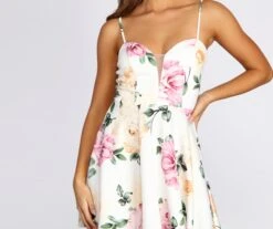 Windsor. Major Floral Moment Skater Dress -Specialtycookwareus 05101 0008 4