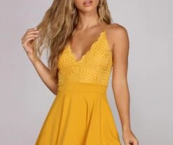 Windsor. Layered In Lace Skater Dress -Specialtycookwareus 05101 0037 2 3523888d d7ae 4644 b292 c6db40fa1a99