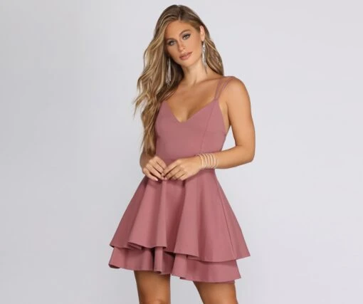 Windsor. Layer Cake X-Back Skater Dress -Specialtycookwareus 05101 0100 1