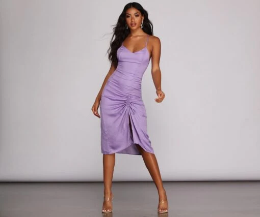 Windsor. Let Slip Ruched Maxi Dress -Specialtycookwareus 05101 0194 1