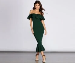 Windsor. Ready And Ruffled Midi Dress -Specialtycookwareus 05101 0203 1 8d15aa91 094a 4e5c 989e 308a758cd7cc