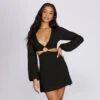 Windsor. O-Ring Waist Cut Out Mini Dress -Specialtycookwareus 05101 0241 1