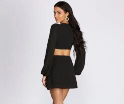Windsor. O-Ring Waist Cut Out Mini Dress -Specialtycookwareus 05101 0241 4