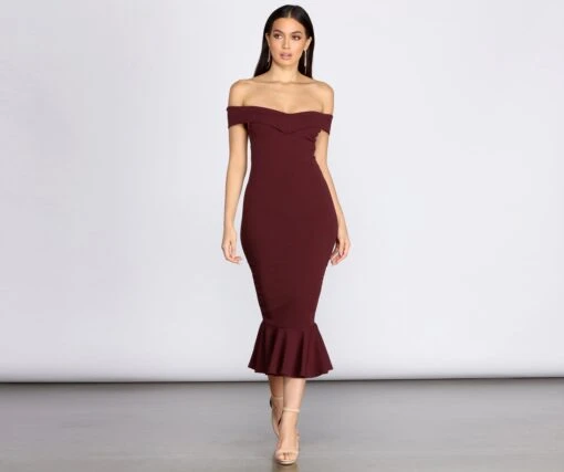 Windsor. Will You Be My Sweetheart Midi Trumpet Dress -Specialtycookwareus 05101 0267 1 94bc1d5d c9dd 429b 9361 2154cf279df8