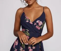 Windsor. Sweet Moments Floral Chiffon Skater Dress -Specialtycookwareus 05101 0558 3