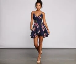 Windsor. Sweet Moments Floral Chiffon Skater Dress -Specialtycookwareus 05101 0558 4 3b3da48e e226 48d6 9fb4 db9659794489