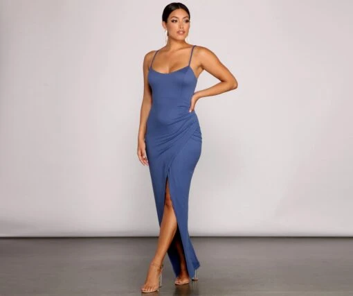 Windsor. Mesmerizing Beauty Lace-Up Wrap Dress -Specialtycookwareus 05101 0586 1