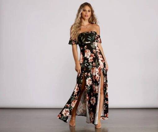 Windsor. Stuck On Floral Maxi Dress -Specialtycookwareus 05101 0632 1 0841b8f0 8671 40c4 bcdb 5e8e0baf6594